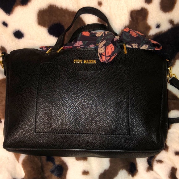 steve madden black purses
